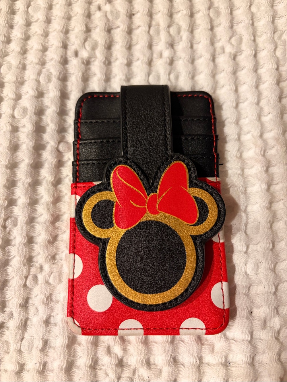 Red Polka Dot Minnie Mouse Cardholder